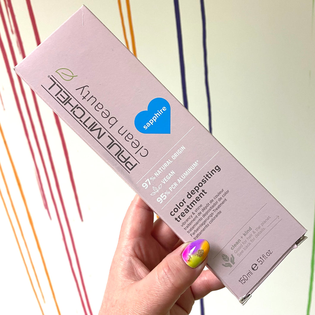 CLEAN BEAUTY COLOUR TREATMENT - SAPPHIRE BLUE